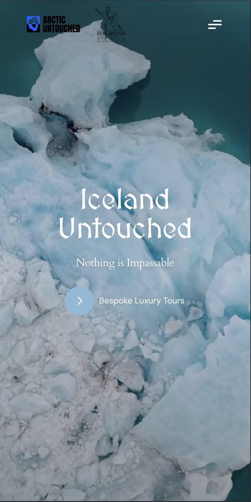 Forsíða Iceland Untouched verkefnis