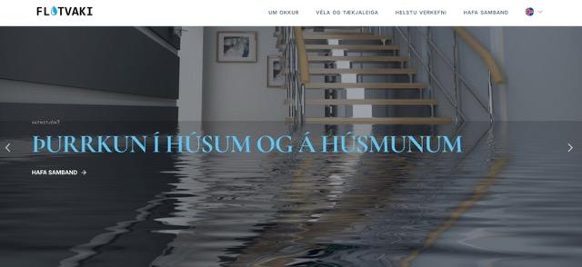 Vefsíðuverkefni fyrir Flotvaki