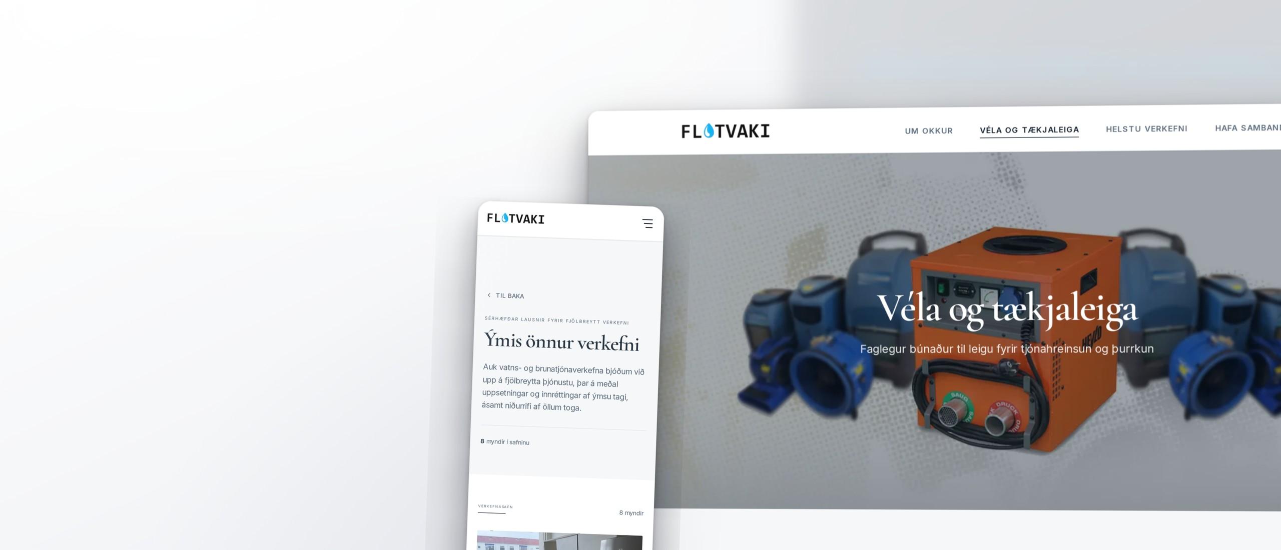 Vefsíðuverkefni fyrir Flotvaki
