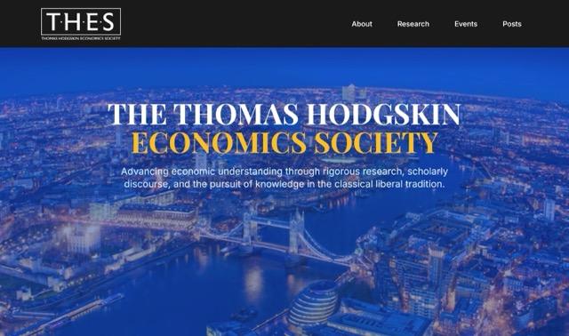 Vefsíðuverkefni fyrir Hodgskin Society